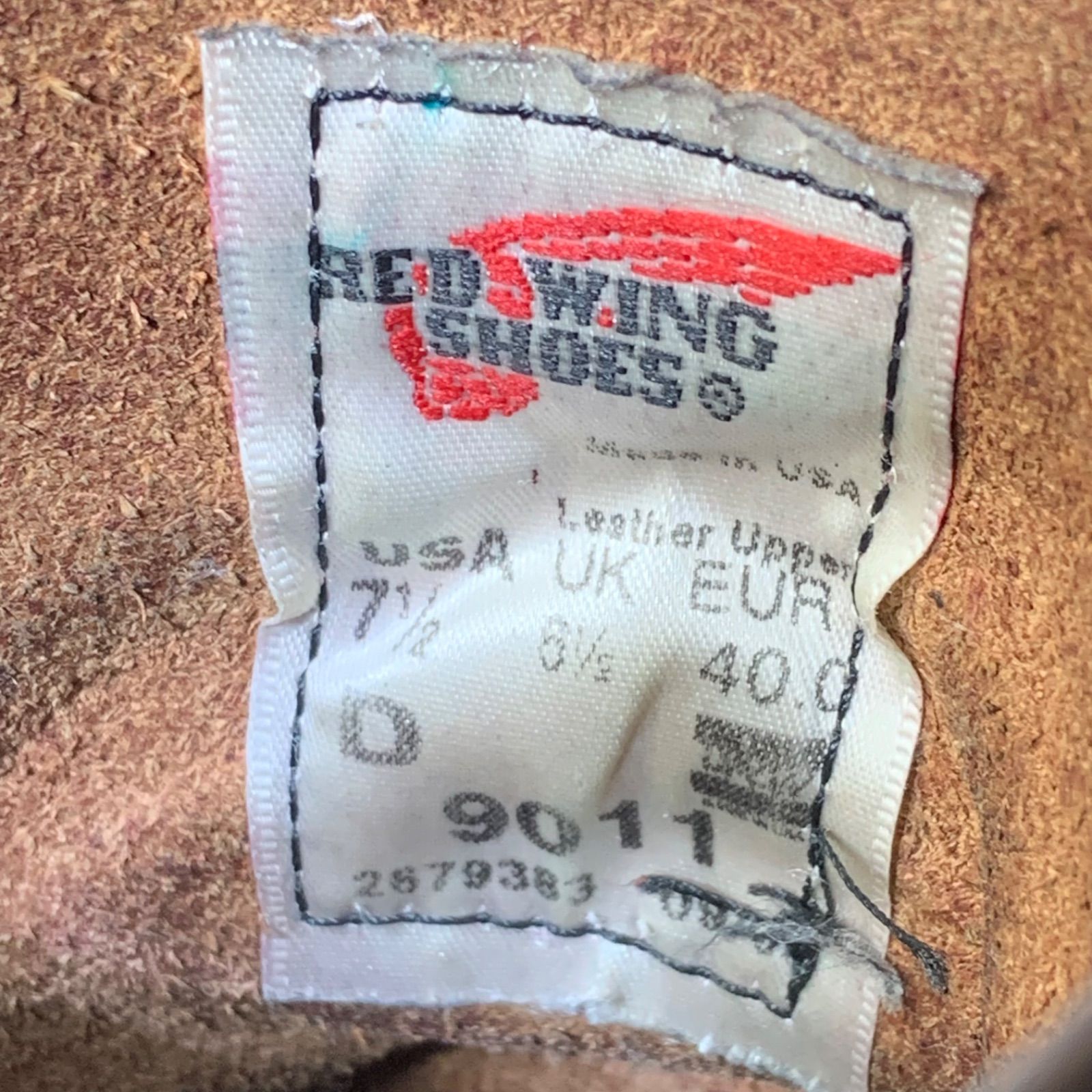 純正ハーフソール交換済 レッドウイング 9011 ベックマン ブーツ 27.0 ハーフソール交換済】レッドウィング ベックマン 9011 US7.5D 【公式通販】