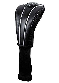 【中古】(未使用･未開封品)　LEZAX(レザックス) TEE-OFF ヘッドカバー フェアウェイウッド用  TOHC-6552 ブラック×シルバー 0pbj0lf