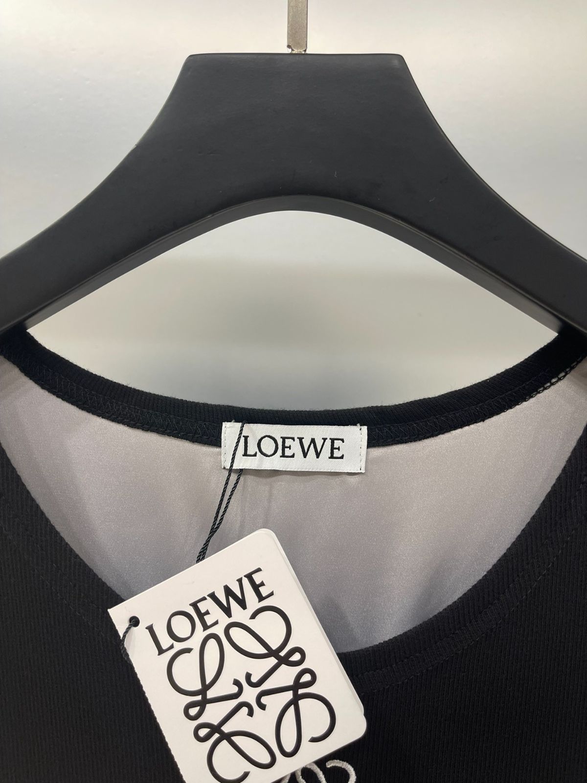 ロエベloewe 新品 ロング リブ タンク トップワンピース - メルカリ