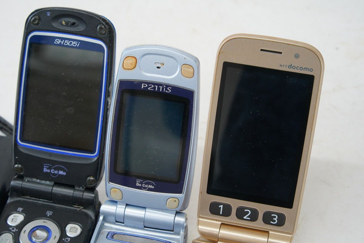 8.568 △ 携帯電話 スマホ ガラケー 7台まとめ売り ジャンク品