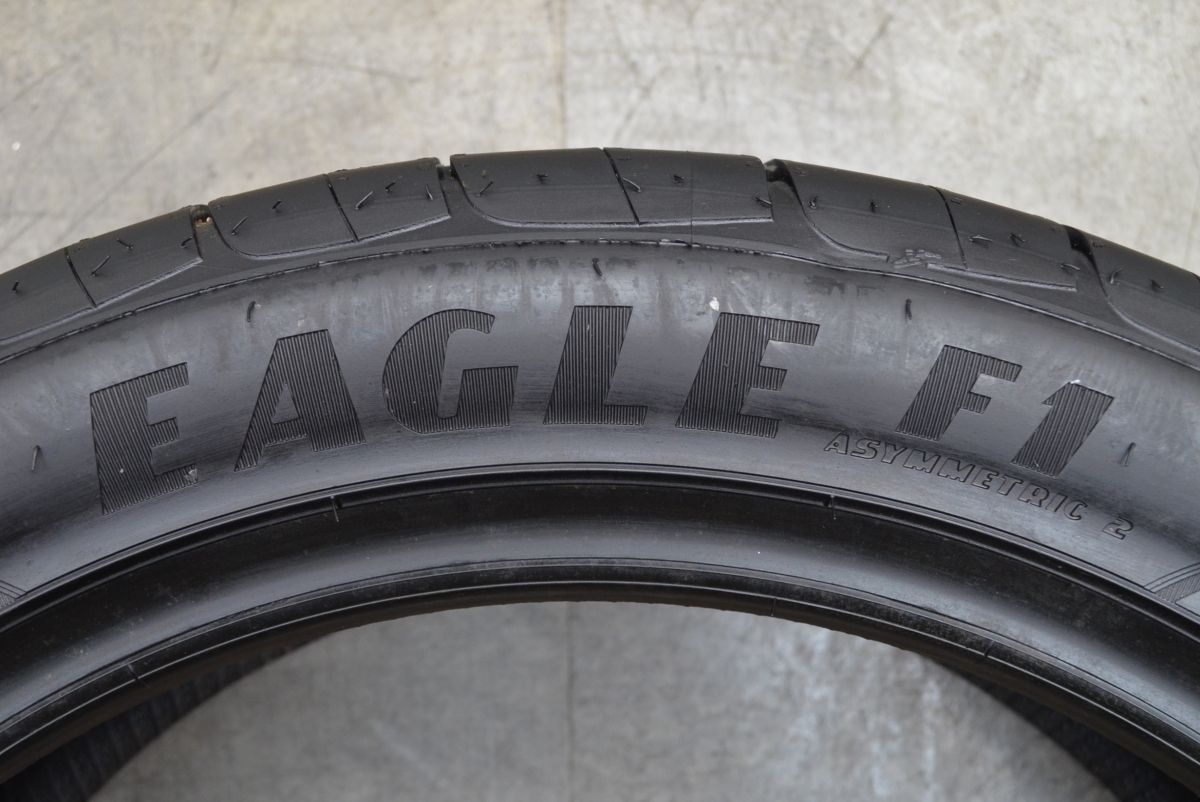 品質保障! 未走行品 超バリ溝 グッドイヤー イーグル F1 アシンメトリック2 235 45R18 2本 レクサス GS IS カムリ マークX セルシオ スカイライン 業界最安値の30%OFF～50%OFF!!