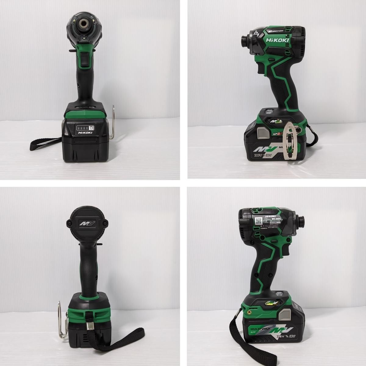 中古品】HiKOKI ハイコーキ マルチボルト(36V) コードレスインパクト 