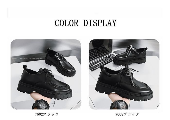 ブラックレザー カジュアルシューズ REGAL 70CL レースアップレザースニーカー（GORE