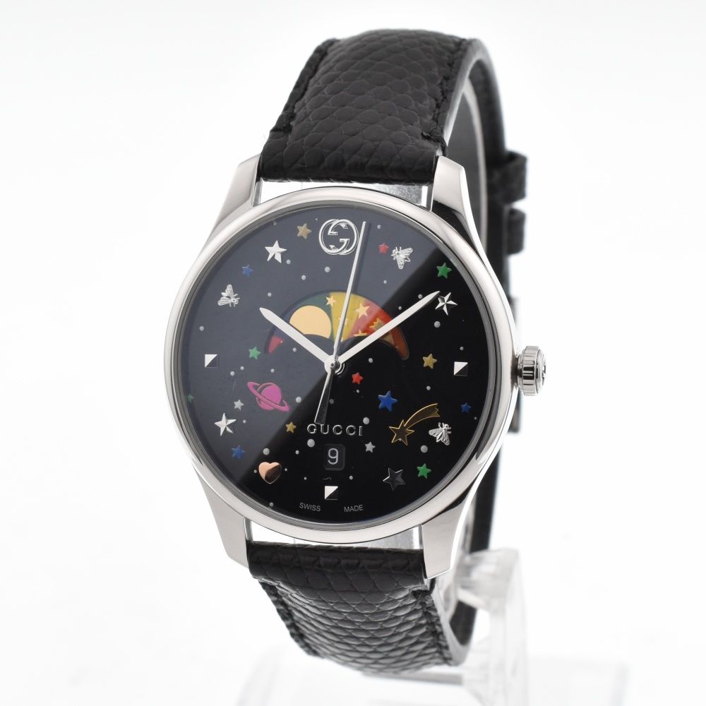 グッチ GUCCI 126.4/YA1264045 Gタイムレス ムーンフェイズ デイト 