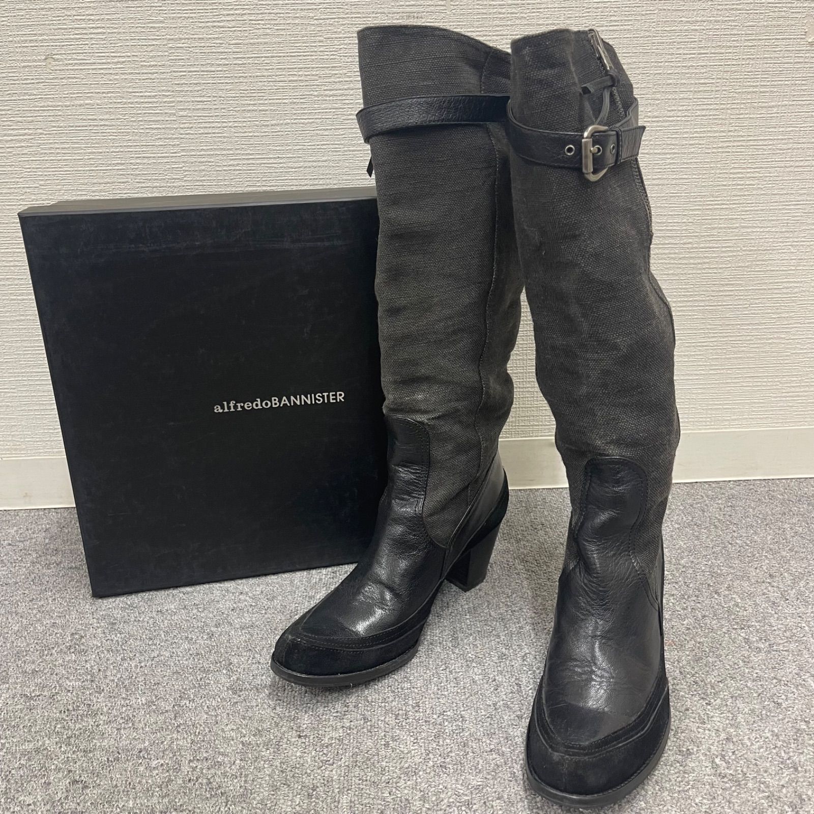 アルフレッドバニスター ロングブーツ 38 NPA】alfredoBANNISTER アルフレッドバニスター ロングブーツ