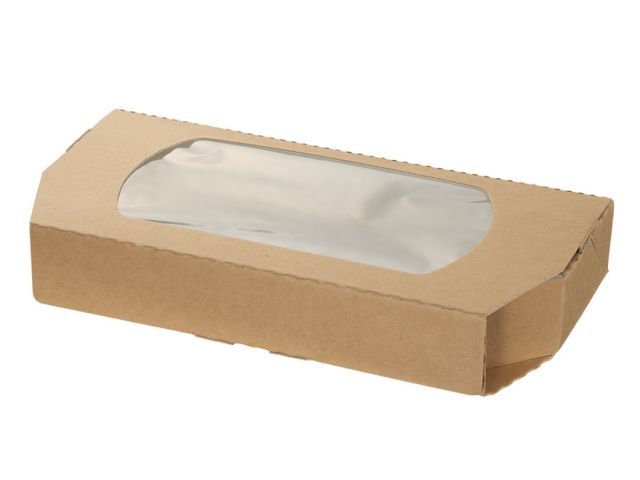 IK クラフトBOX ハーフ 窓付 50枚