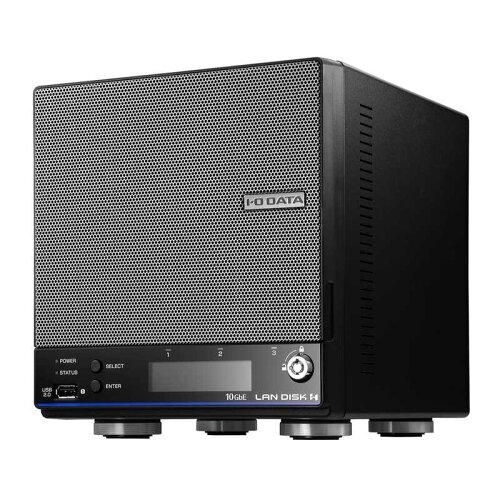 【新品・2営業日で発送】IODATA アイオーデータ 10GbE Linux OS 法人2ドライブBOXタイプNAS 16TB(5年保証・データ復旧)(HDL2-HA16B)