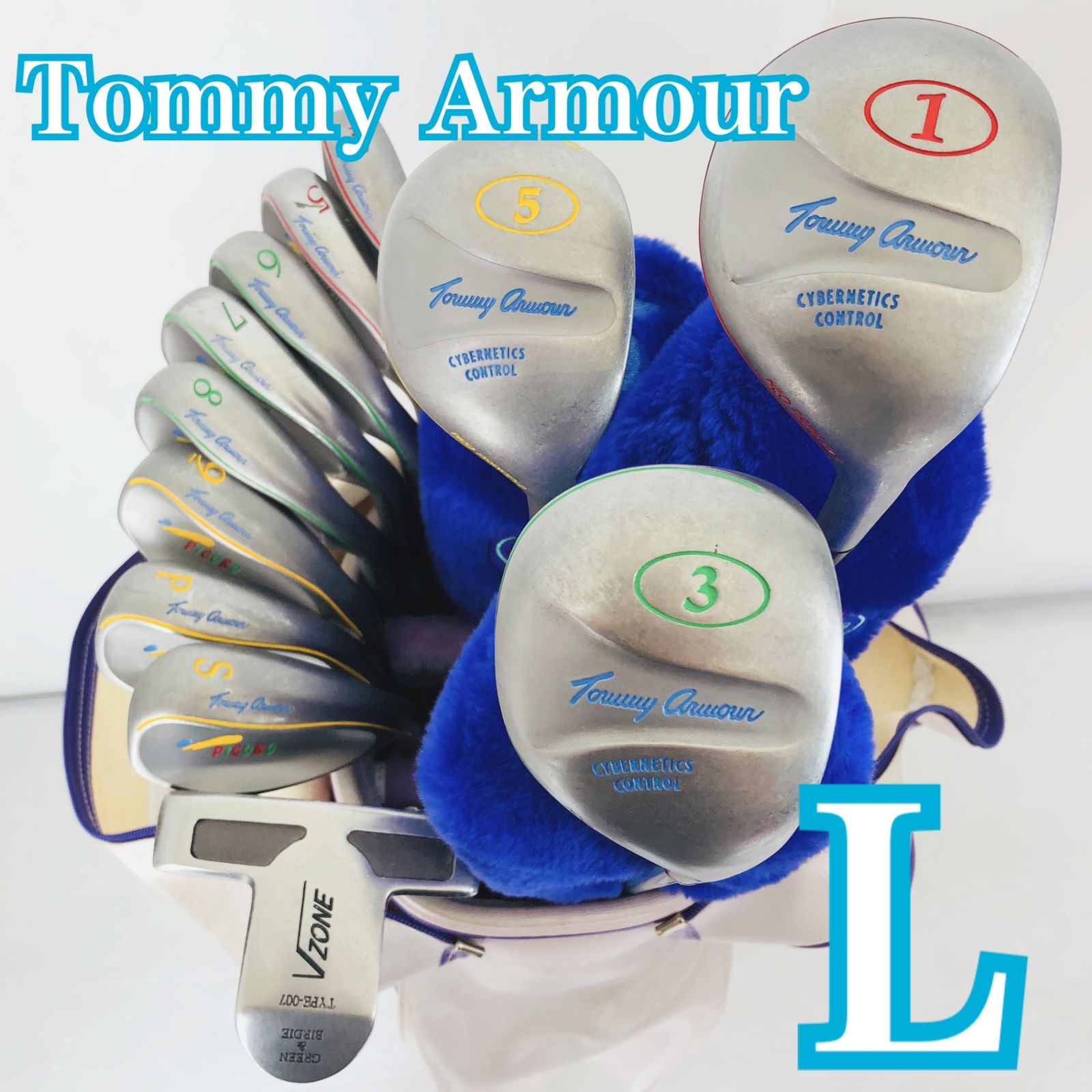 レディース Tommy Armour トミーアーマー PICORO ピコロ ゴルフ クラブ セット 初心者 入門 バッグ付き フルセット 右利き パター付 Y-94