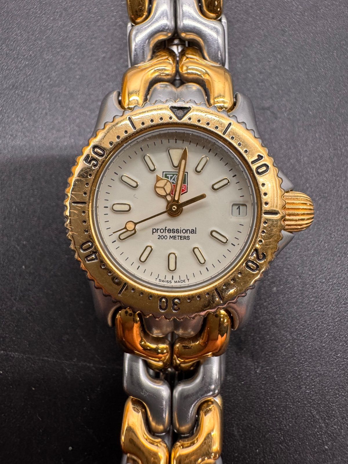 TAG HEUER タグホイヤー プロフェッショナル 200M S95.708 クォーツ 腕時計 動作未 ジャンク 1016f