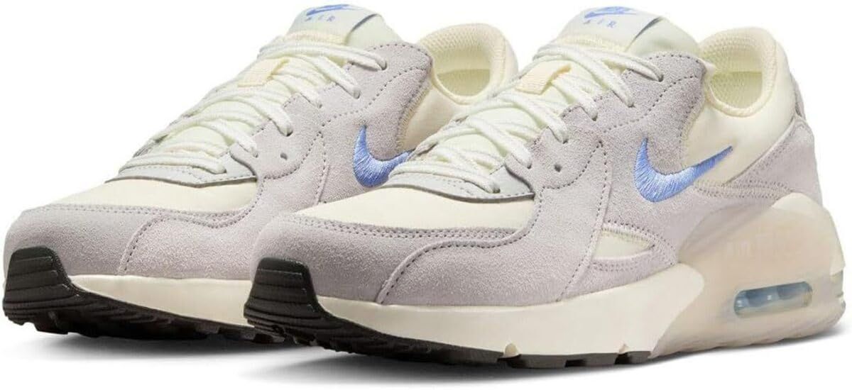 NIKE ナイキ エアマックスエクシー クリーム×ペールブルー 25cm ナイキ ウィメンズ エア マックス エクシー ホワイト×ペール