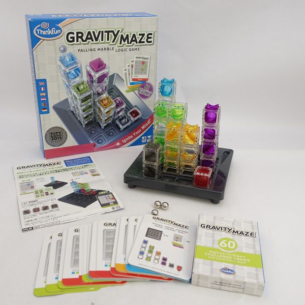 ThinkFun　/　シンクファン プログラミング的思考力を育むゲーム　 グラビティメイズ　日本語説明書付き　 TF004 子供用品【中古】 