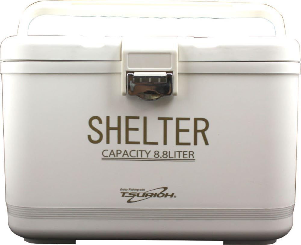 Color ホワイト_Size 12.8L 釣王 TSURIOH TC036 SHELTER 12.8L WT