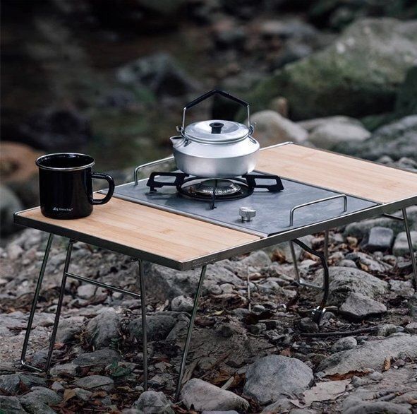 シングルバーナー 折りたたみ式ガスストーブ キャンプ用カセットストーブ 4000W 軽量 アウトドアストーブ IGT卓上コンロ 調理器具 OLIVEOS_COM_TR