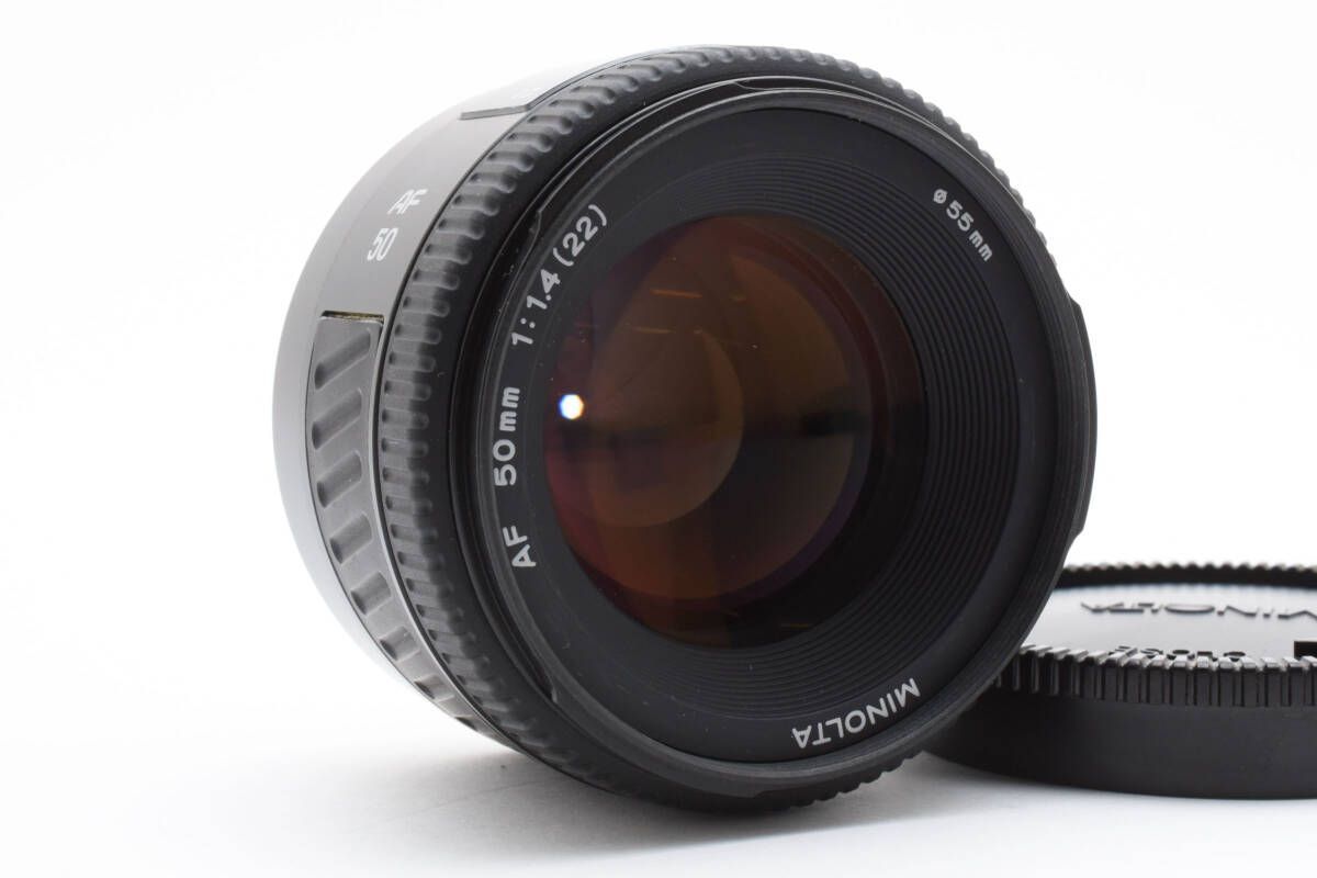 ☆極上品☆MINOLTA ミノルタ AF 50mm 販売済み F1.4 NEW フード付き
