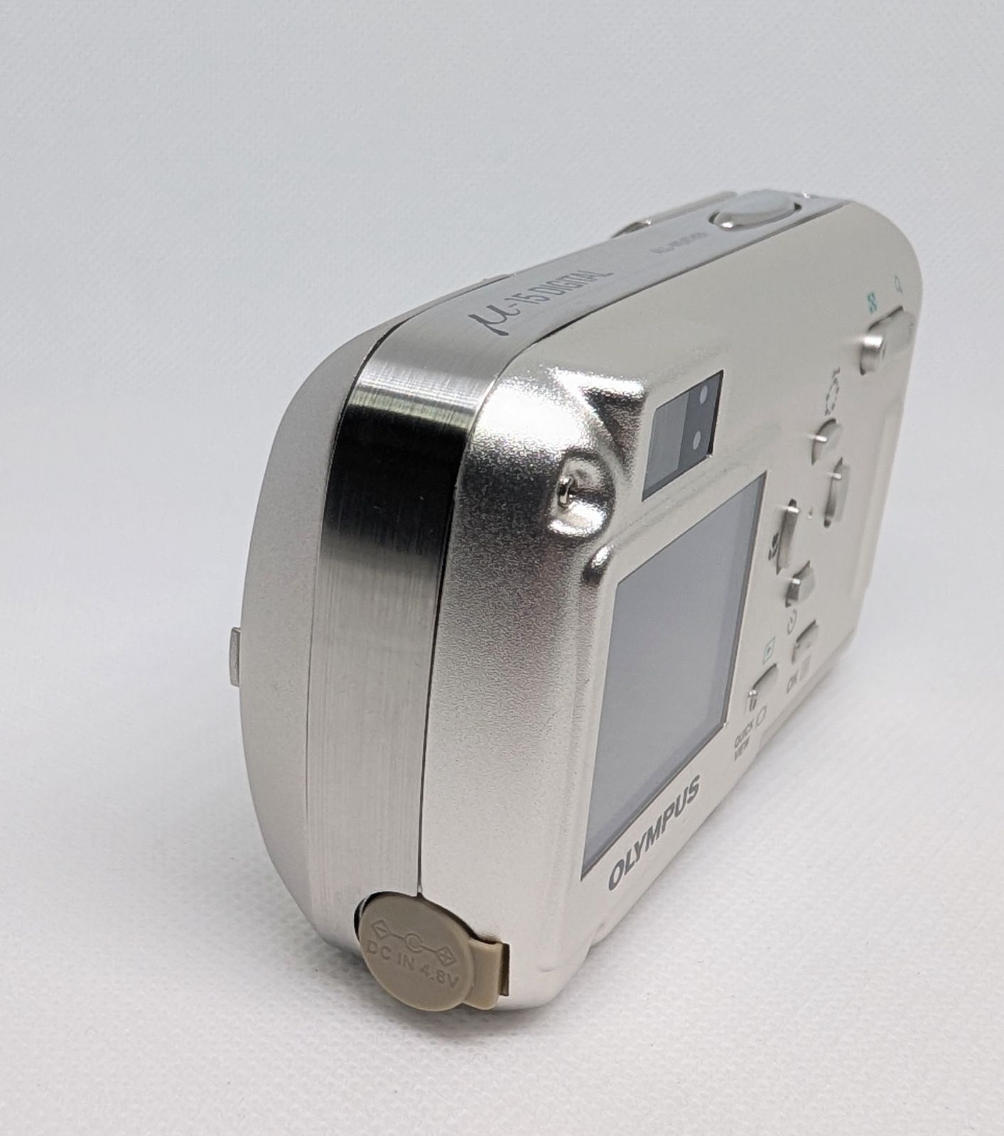 美品】OLYMPUS CAMEDIA μ-15 DIGITAL シルバー 【公式通販】