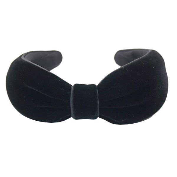 フランス製 カチューシャ ブラック acca アッカ ヘアカチューシャ 3連