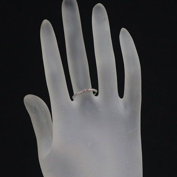 希少 Pt900/ K18PG マーキスカット 天然ピンク ダイヤモンド リング  