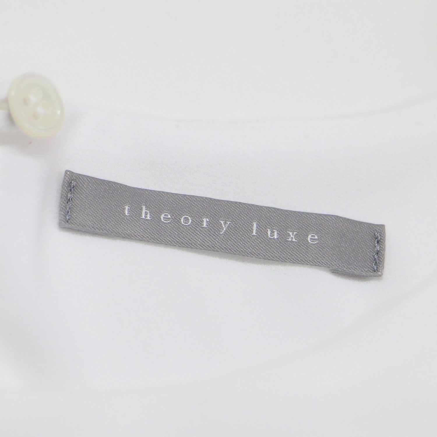 theory luxe セオリーリュクス ブラウス ホワイト 白 サイズ:38(M  