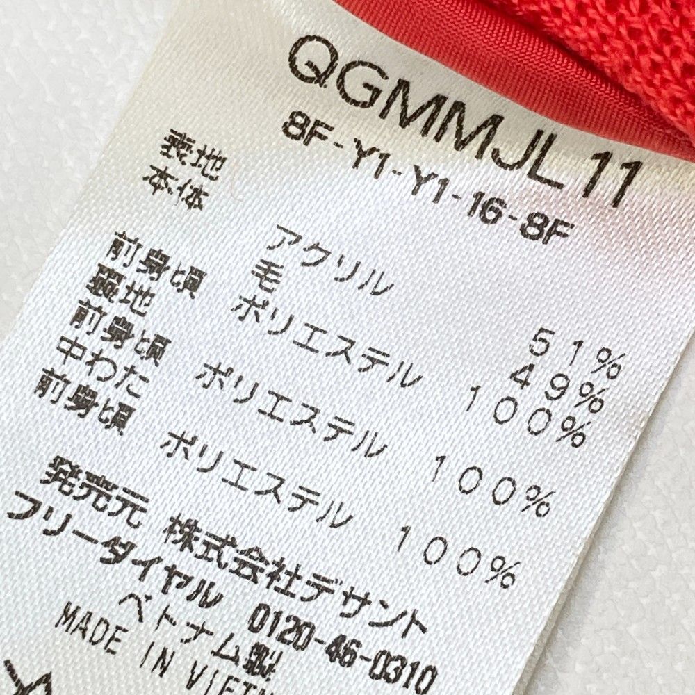 【美品】ルコック　ゴルフ　ニット切替　中綿ジップジャケット　L サイズ：M LE COQ GOLF ルコックゴルフ ニット切替 ジップ