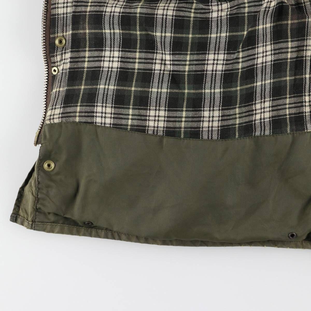 古着 90年代 バブアー Barbour BORDER ボーダー 旧3ワラント