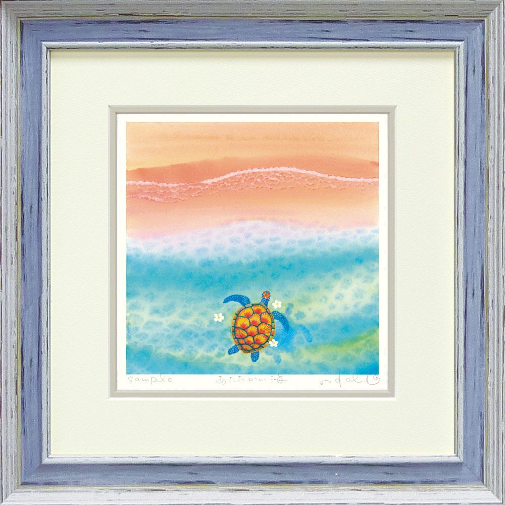 sunrise＊4号キャンバス 絵画 原画 風景画 海 空 朝日 沖縄 ハワイ