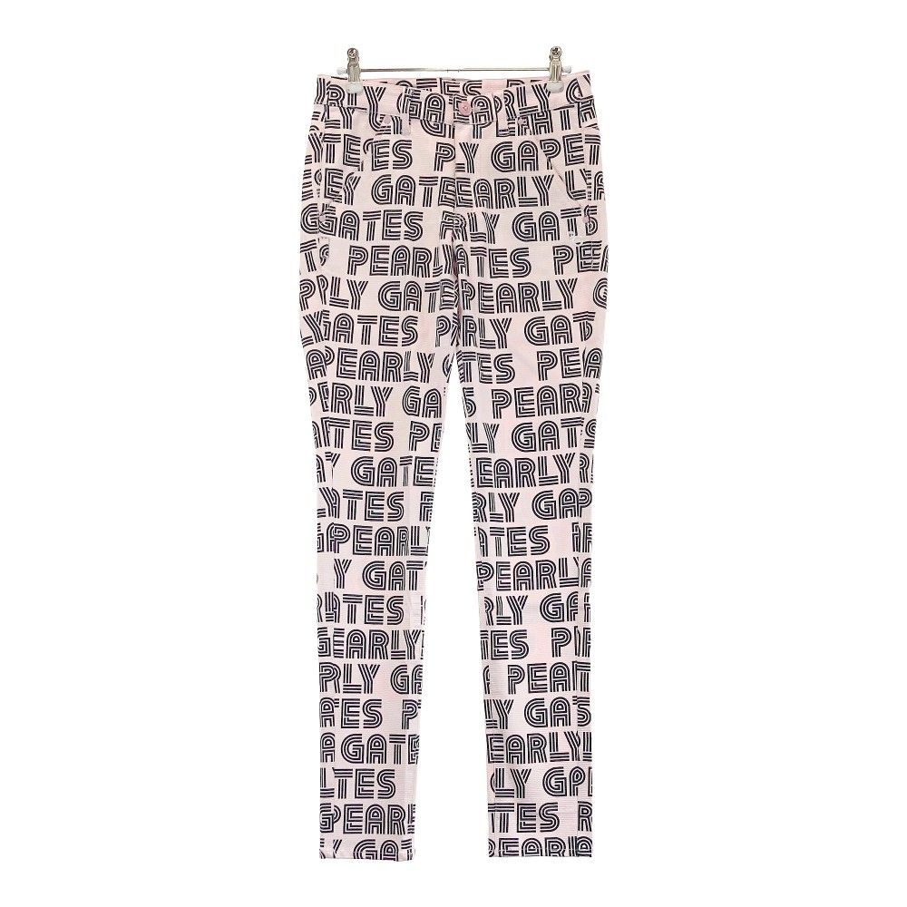 パーリーゲイツ  ゴルフパンツ　レディース PEARLY GATES パーリーゲイツ パンツ ピンク ストレッチ ロゴ