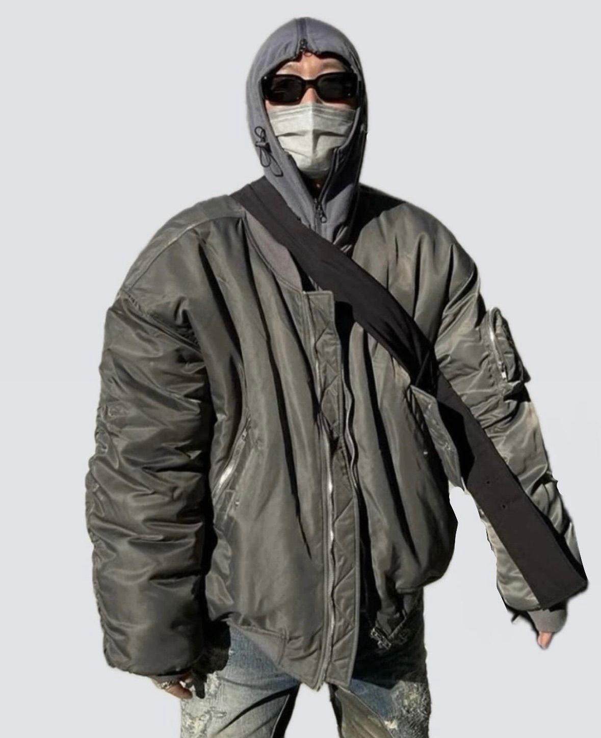 GRAILZ Ma-1 Double Zip Flight Jacket - メルカリ