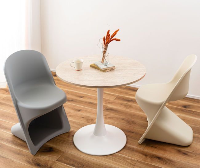 レトロモダン スタッキングチェア ダイニングチェア 椅子 イス 完成品