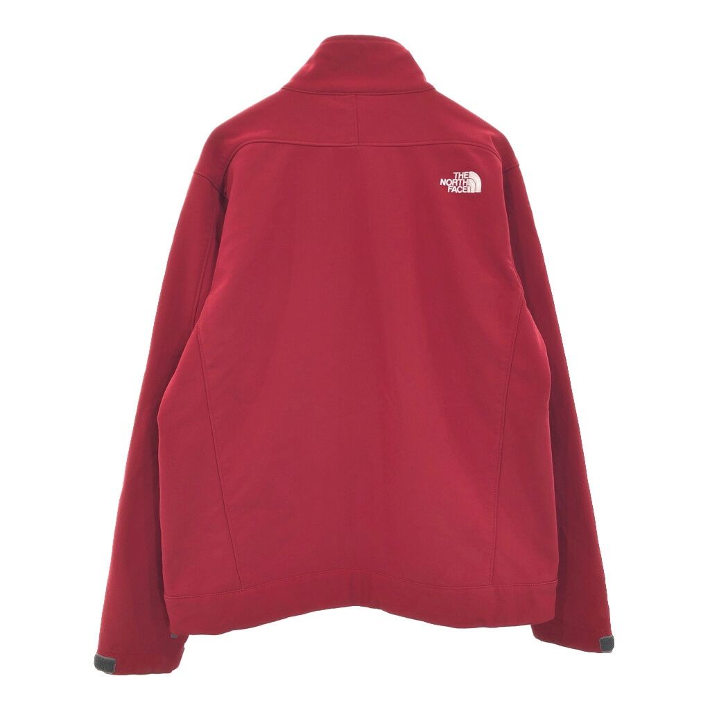 未使用 NorthFace 赤 ウィンドシェル THE NORTH FACE ノースフェイス ソフトシェルジャケット