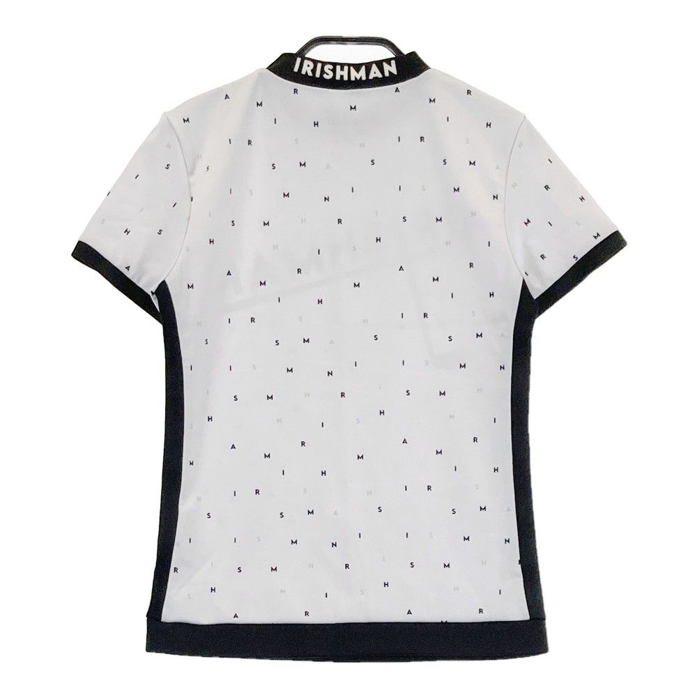 IRISHMAN アイリッシュマン 半袖モックネックシャツ ホワイトM IRISHMAN アイリッシュマン 半袖モックネックシャツ ホワイトM