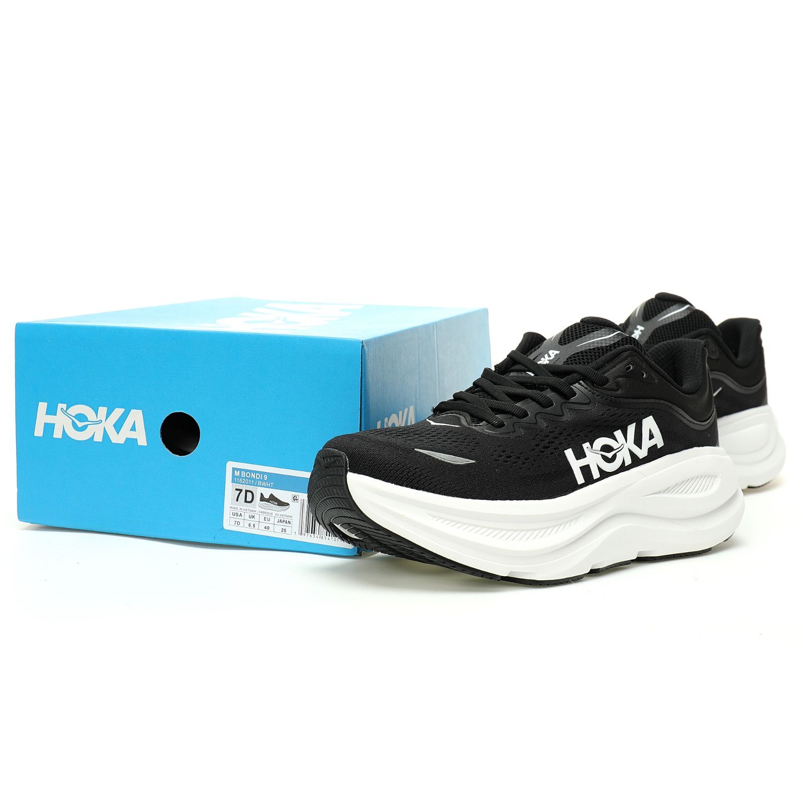 新品未使用 HOKA One One Bondi 9 Low ブラック×ホワイト