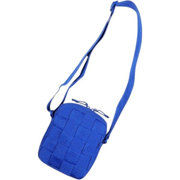 Size フリー SUPREME シュプリーム 24SS Woven Shoulder Bag Royal ショルダーバッグ 青 品-非常に良い 20825835