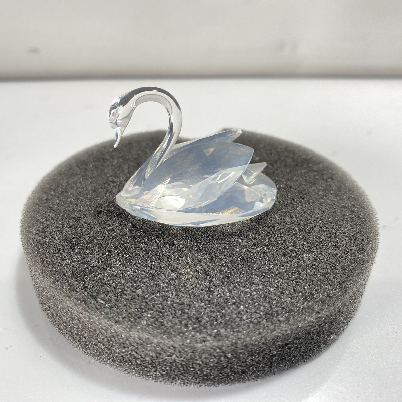 SWAROVSKI CRYSTAL スワロフスキー クリスタル 白鳥 置物 (管理