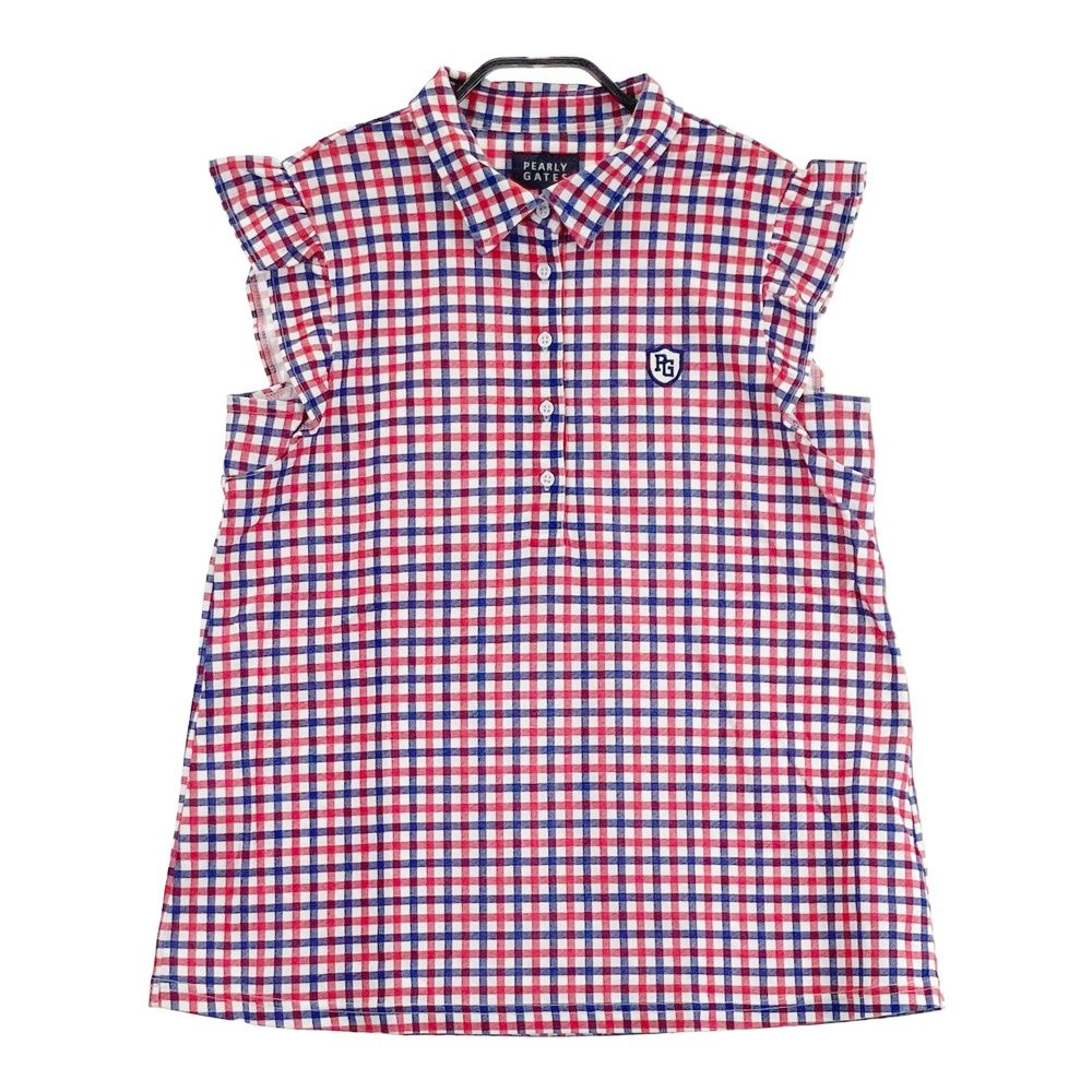 美品】PEARLY GATES チェック柄ポロシャツ サイズ1 PEARLY GATES