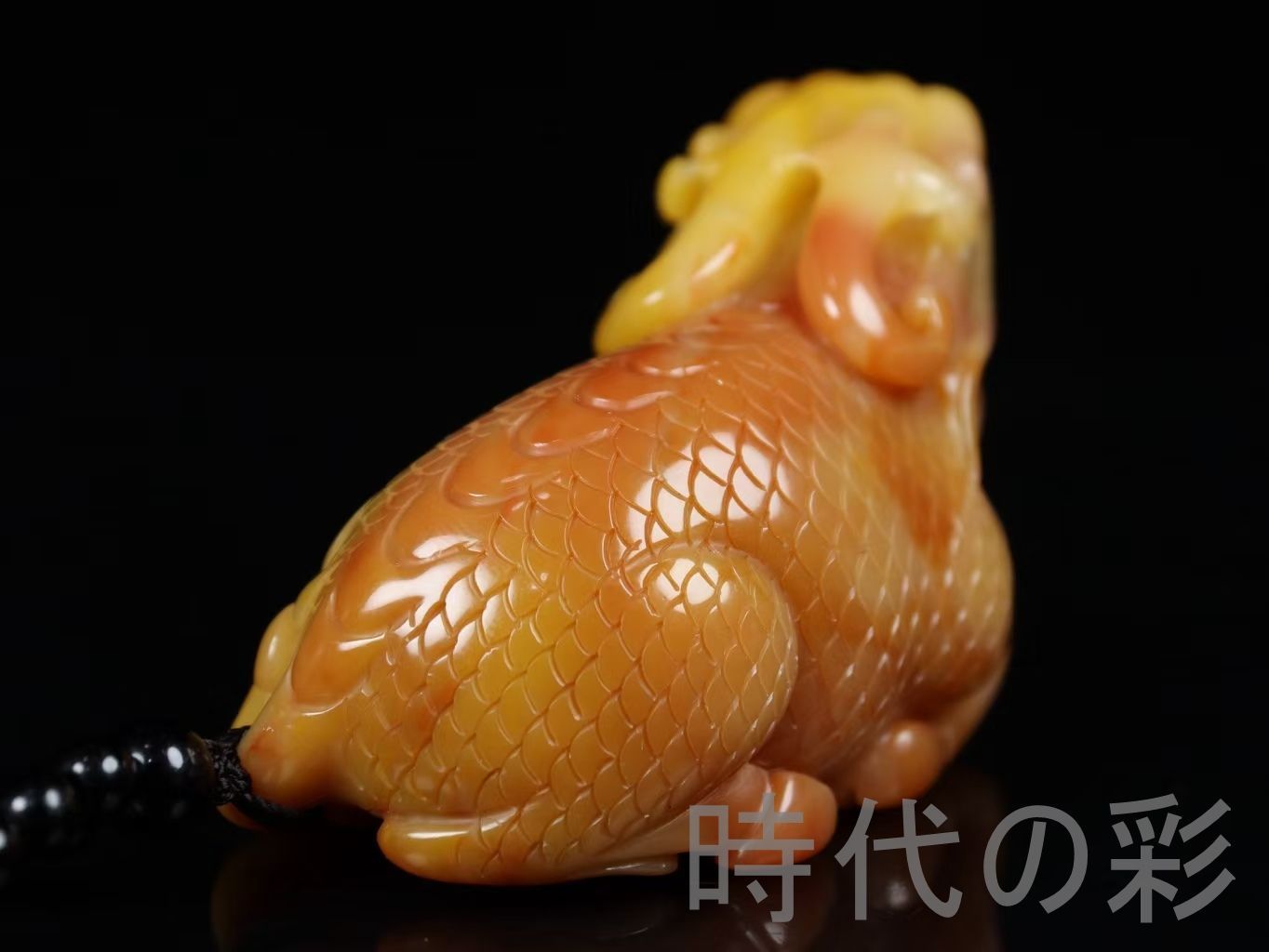 蔵A5131c】朝鮮古美術 木彫彩色虎上人物像 李朝時代 李朝民画 虎