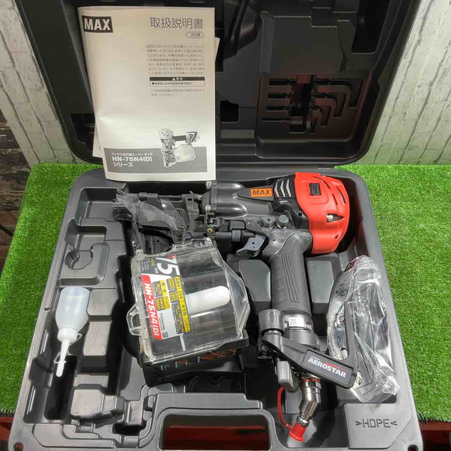 マックス MAX 高圧エア釘打ち機 HN-75N4 D -G 川口店