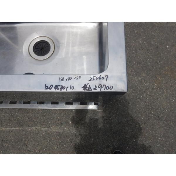 業務用 ステンレス 2槽 シンク W1200 D450 H800 100 mm 厨房 W120cm 槽内寸W538D340深250mm