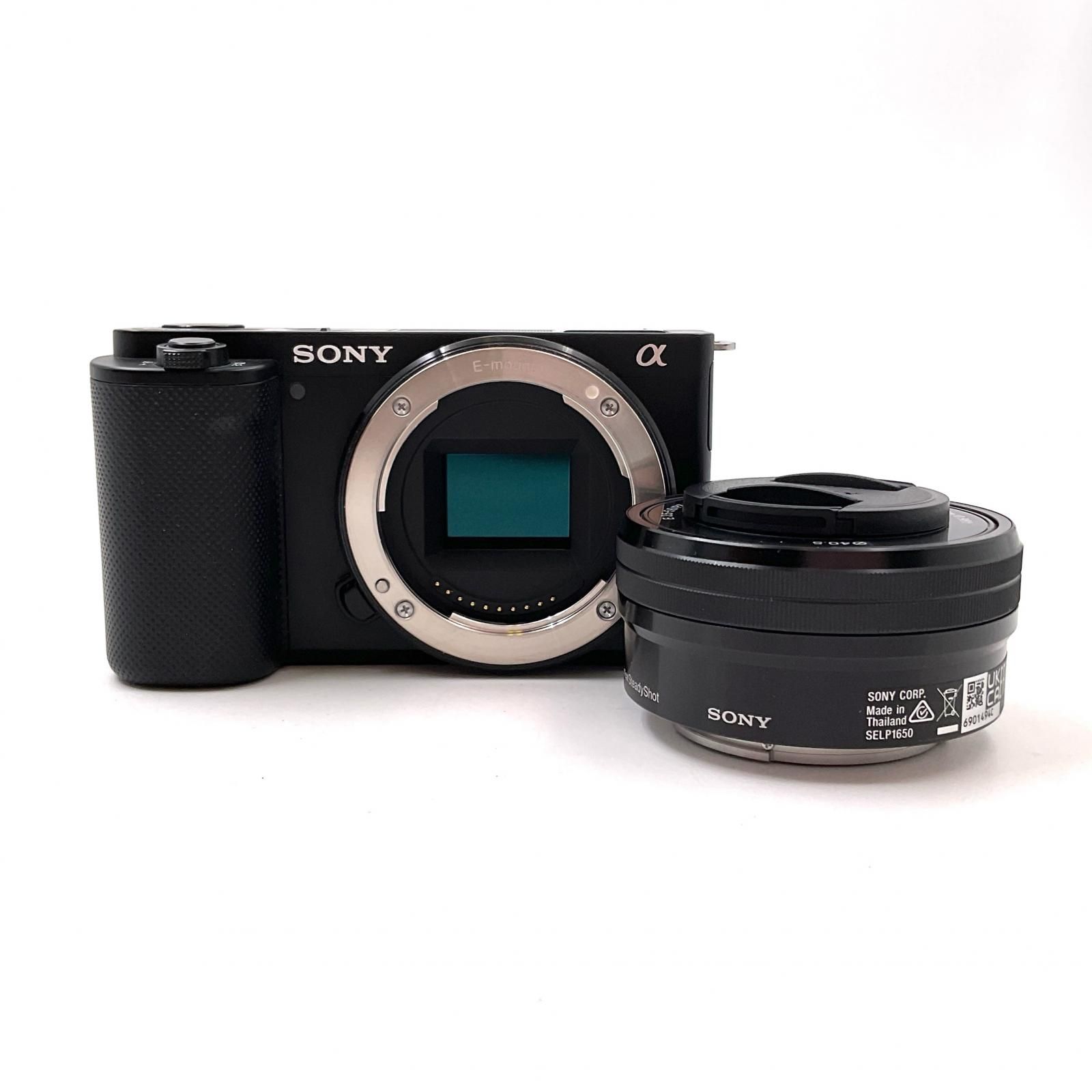 Sony デジタル一眼 VLOGCAM ZV-E10L パワーズームレンズキット ブラック 動作 済 全額返金保証 最速発送