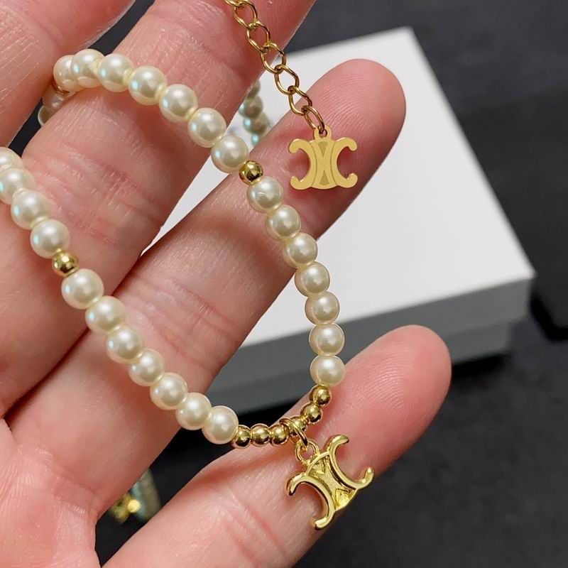 新品未使用】フェイクパールネックレス 飛び込める 