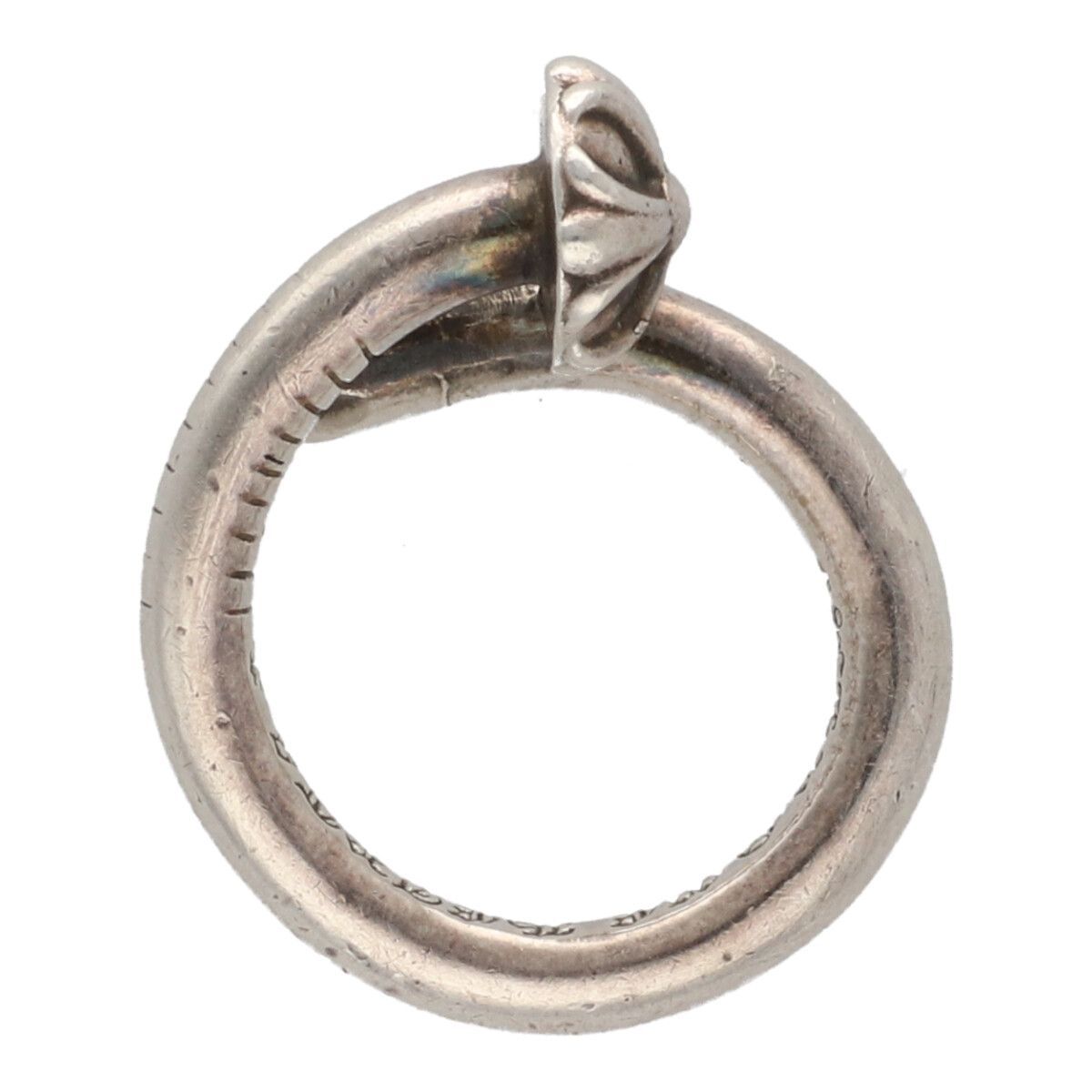 中古】 CHROME HEARTS クロムハーツ ネイルリング クロスボール