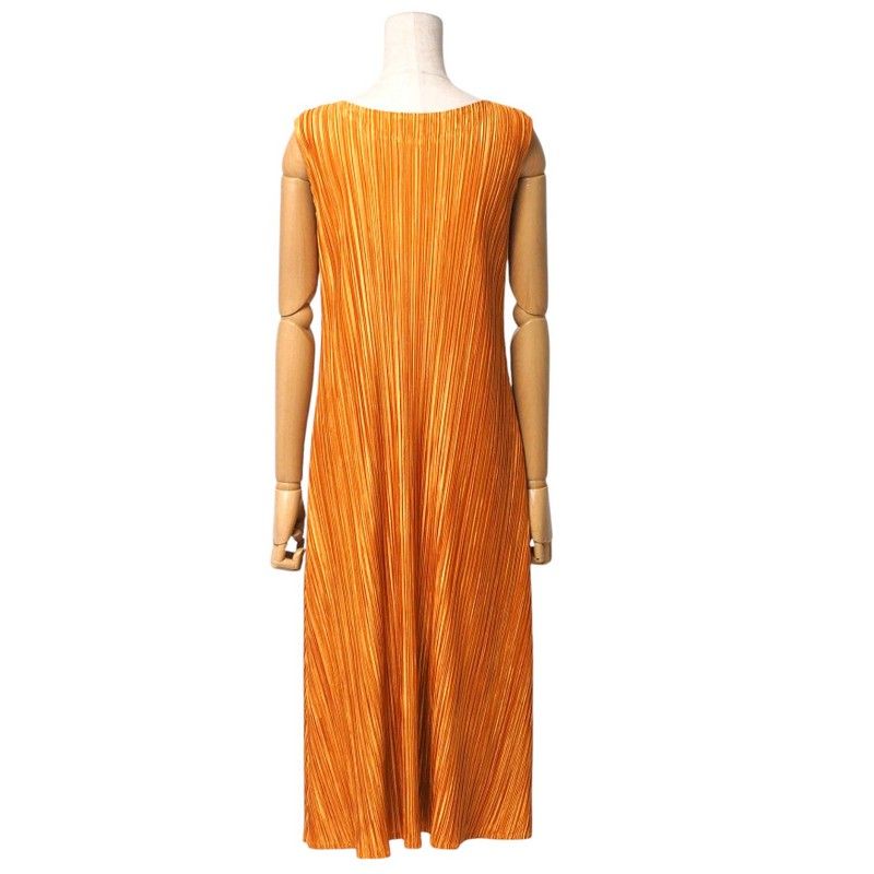 PLEATS PLEASE ISSEY MIYAKE プリーツプリーズ イッセイミヤケ ワンピース サイズ3 ノースリーブ プリーツ ロングワンピース ブランド古着 20250124|RA3023