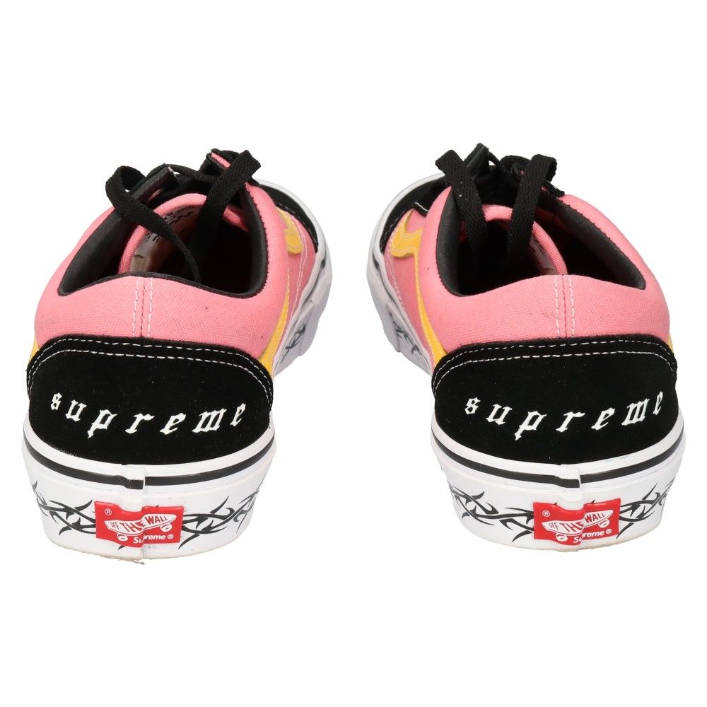 Supreme Vans Old Skool ピンク/ブラック supreme×vans old skool pink 24cm
