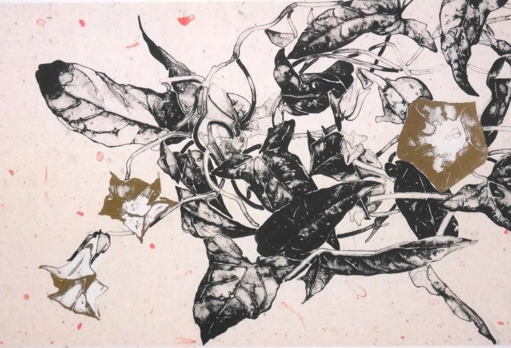【真作】版画　作者不詳　サイン有　リトグラフ　風景　大作　名品　Q134 真作】【WISH】森田曠平「桃山秋乙女」リトグラフ 大作 直筆