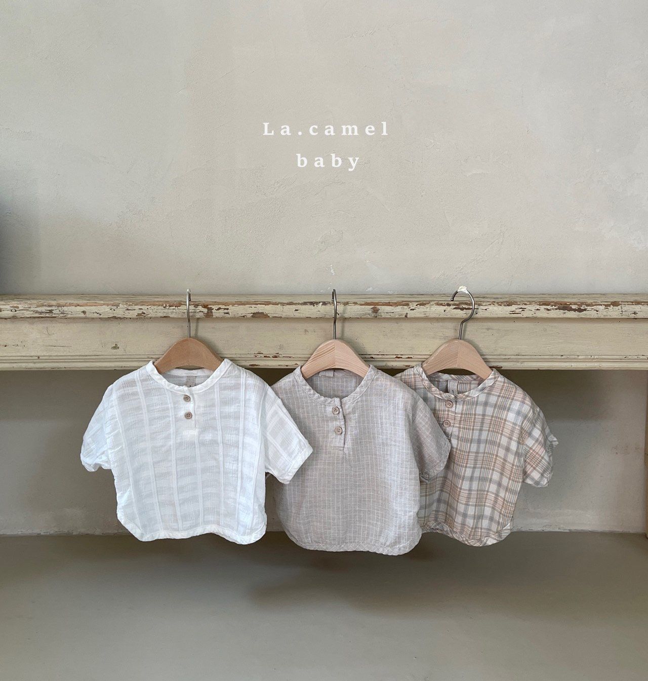 【韓国子供服】la camel   reve bebe shirt