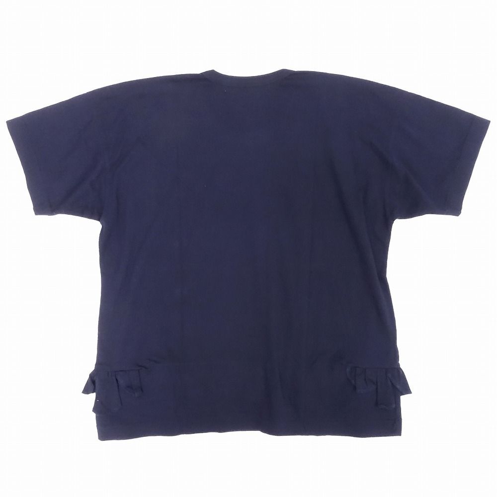 コムデギャルソン 袖フリル付きネイビー半袖Tシャツ COMME des GARCONS（Tシャツ(半袖/袖なし)）のフリマアイテム一覧