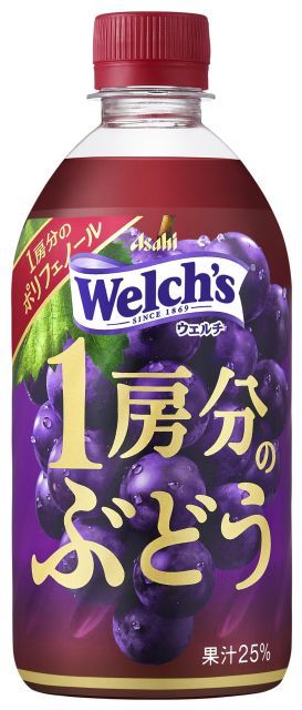 アサヒ飲料 welch’s１房分のぶどう 470ml×24本 [ウェルチ] [果汁]