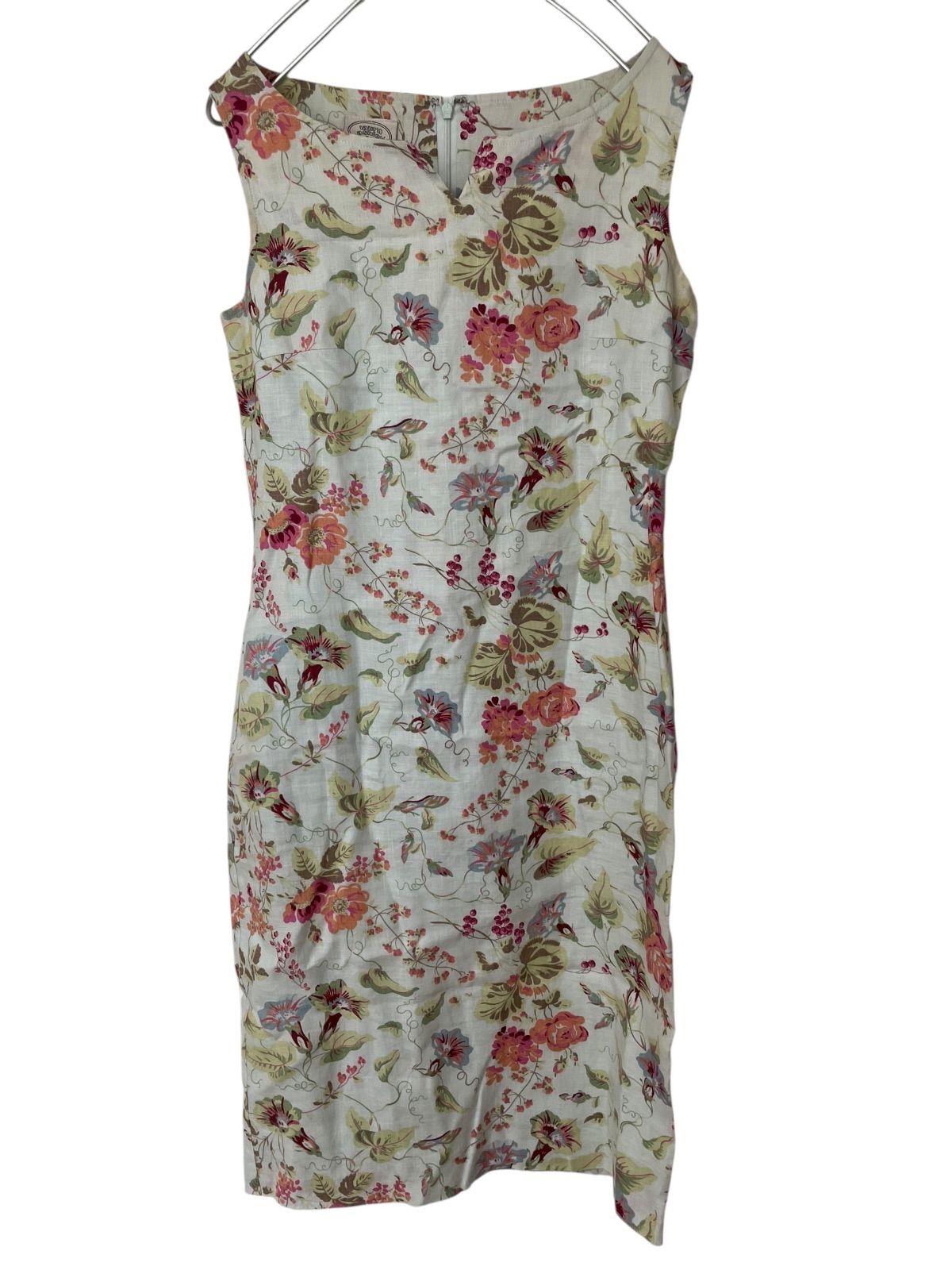 z1381 laura ashley ローラアシュレイ 花柄 ノースリーブ