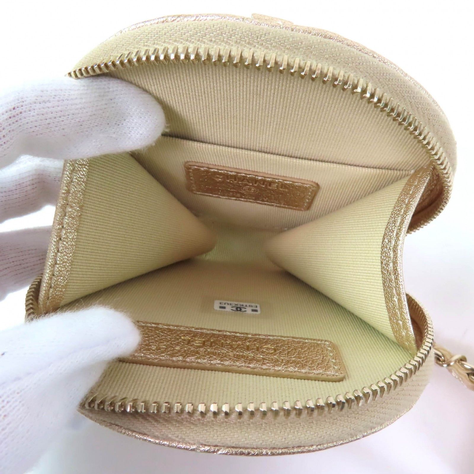 未使用品☆CHANEL シャネル マトラッセ レザー コインケース