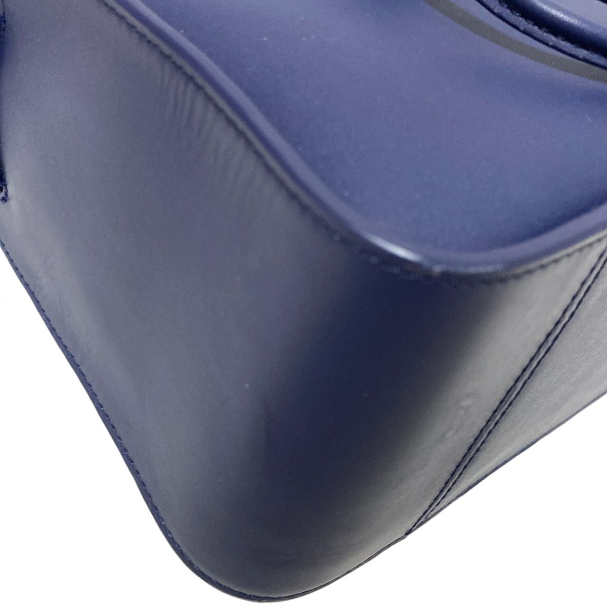 3.1 Phillip Limネイビー レザー ショルダーバッグ