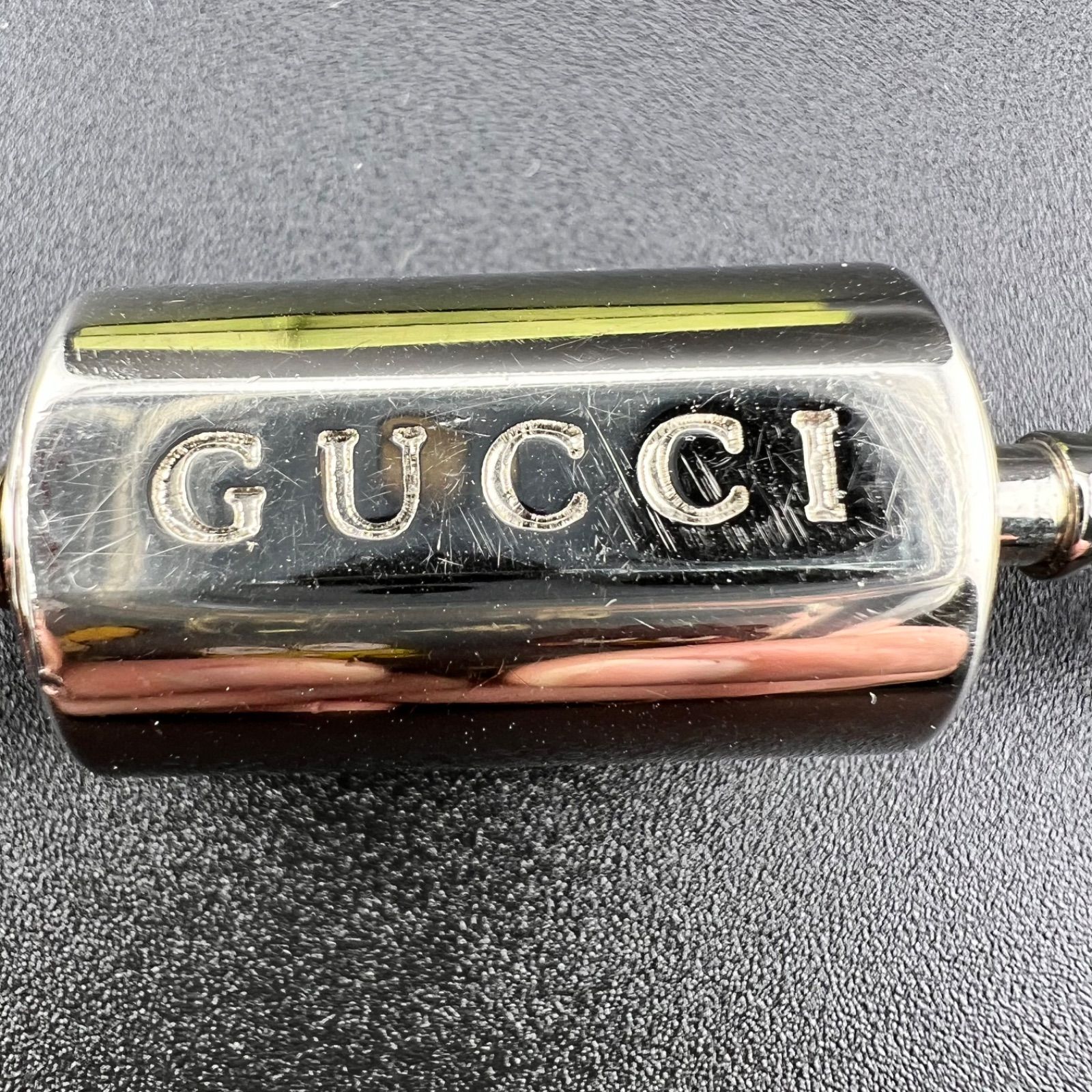 GUCCI グッチ キーホルダー キーリング ダブル カラビナ Wホルダー